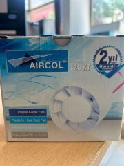 Пластиковый канальный вентилятор AIRCOL 120kt