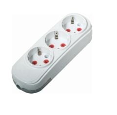 Групповая розетка ARS 3-контактная с заземлением (с клеммами)