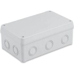 Квадратная распределительная коробка Işıldar 110x180x70, 10 розеток, термопластик, накладной монтаж